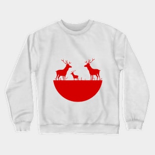 Christmas deers Crewneck Sweatshirt